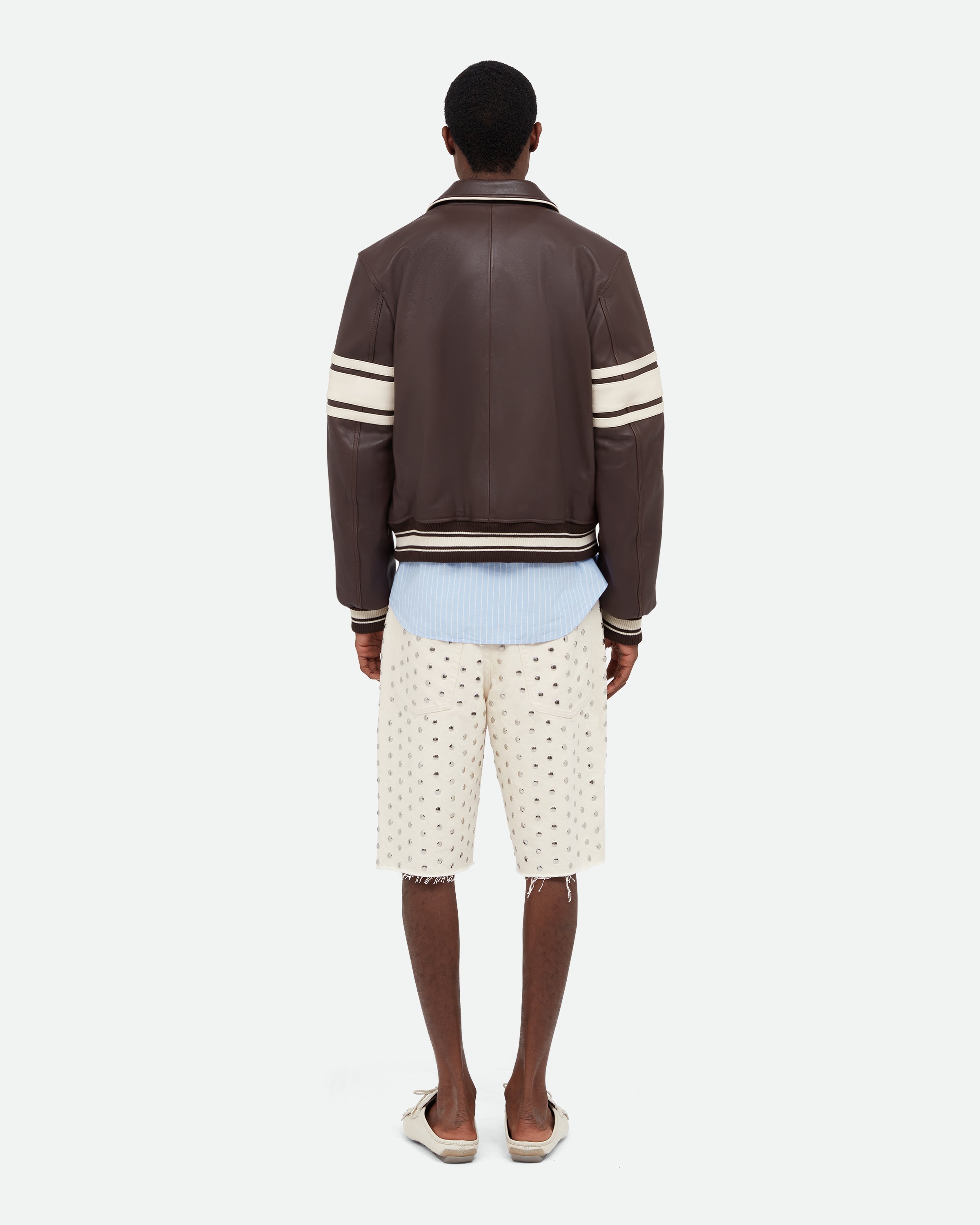 Wales Bonner x Stüssy Leather Varsity Outerwear Wales Bonner